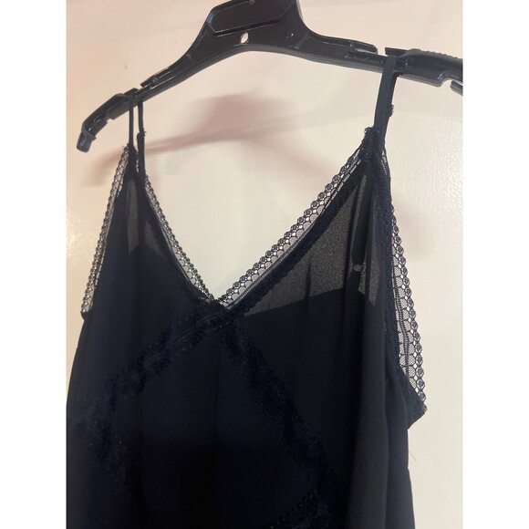 Promesa XL Black Lace Trim Camisole Top – Because Basic Is Boring - Picture 6 of 8